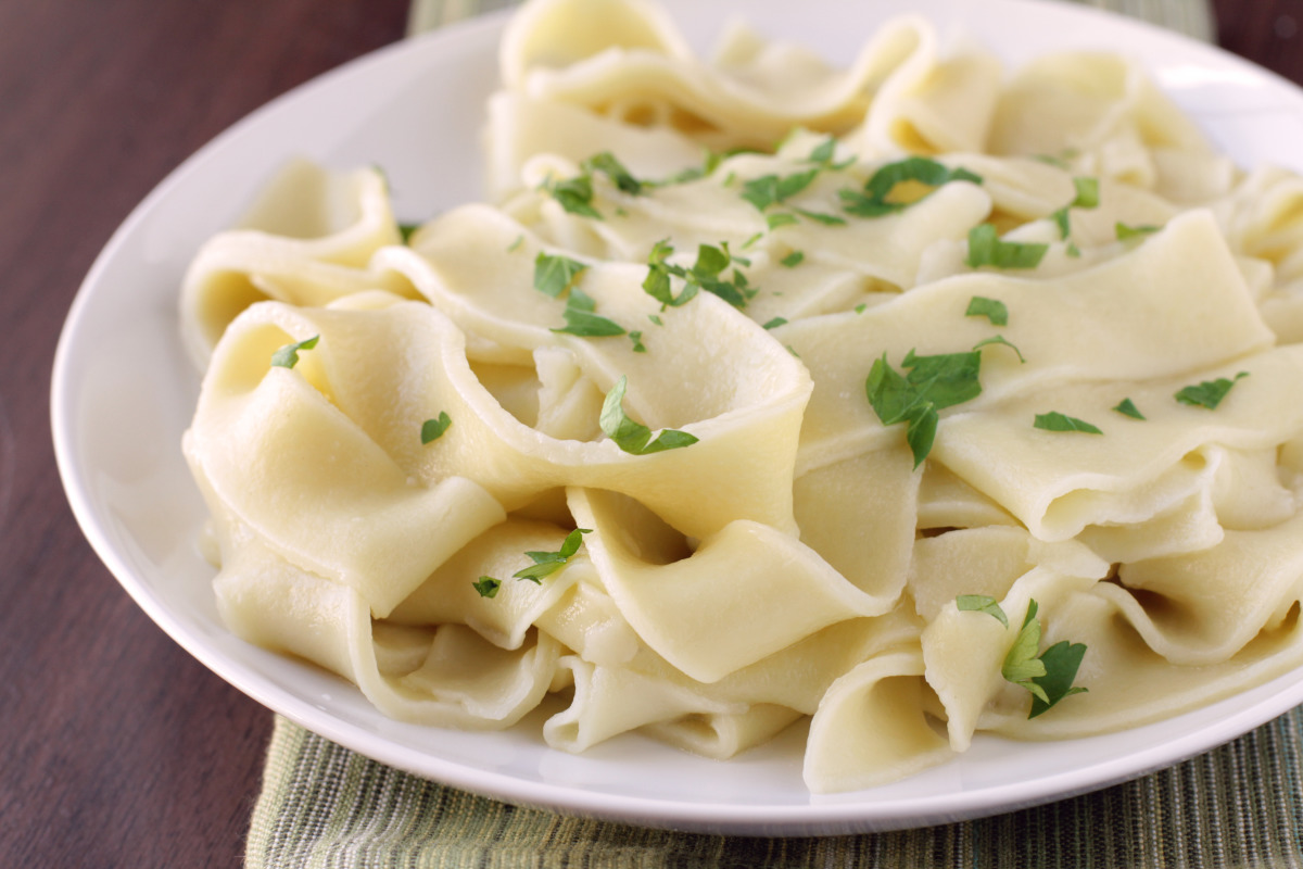 Egg pasta sale